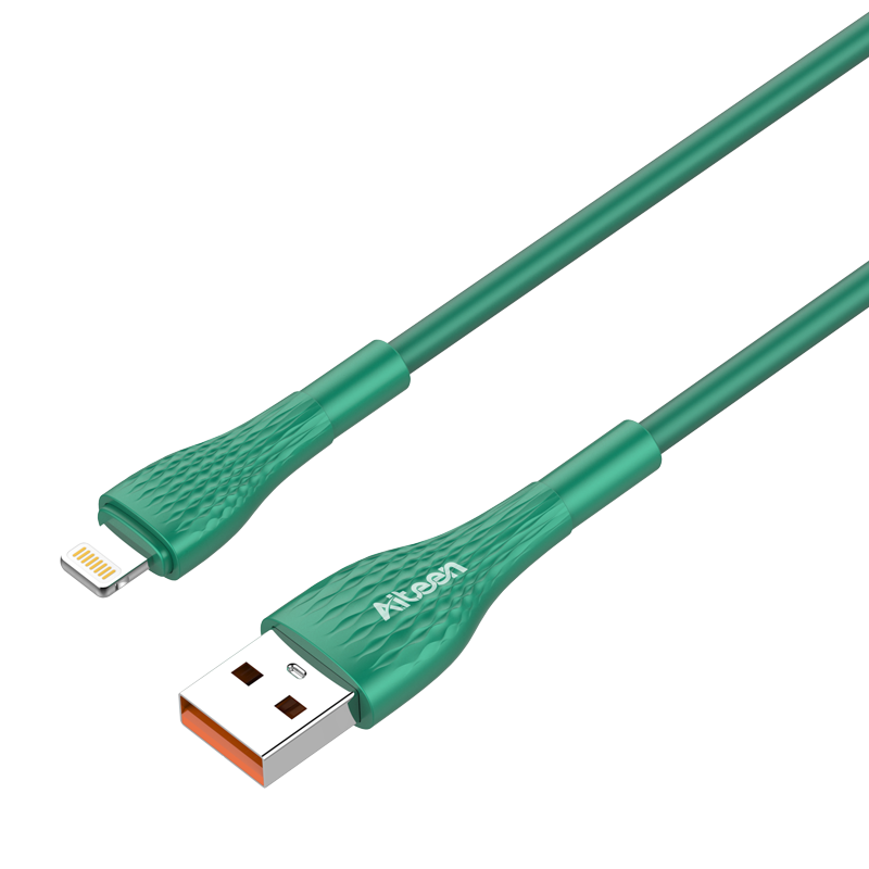 A16-LGN Lightning Data Cable 1m 30W Fast Charging Green Color